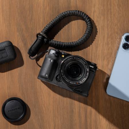 SmallRig 4879 - zestaw ze skórzanym etui do FUJIFILM X-M5, czarny